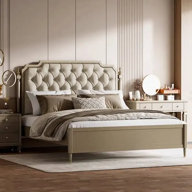 

Luxury Full Size Bed Frame Wood Soft Design Bedroom Headboards Bed Frame Storage Upholstered Mobili Per La Casa Home Furniture