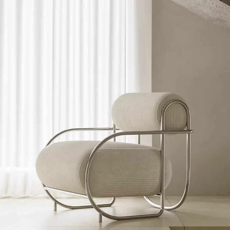 

Nordic Bauhaus foldable velvet sofa chair creative antique design modern style