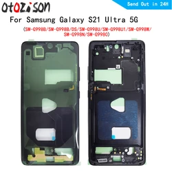 Housing Middle Frame LCD Bezel Plate Panel Chassis For Samsung Galaxy S21 Ultra 5G SM-G998B G998U G998 G998N G9980 Middle Frame