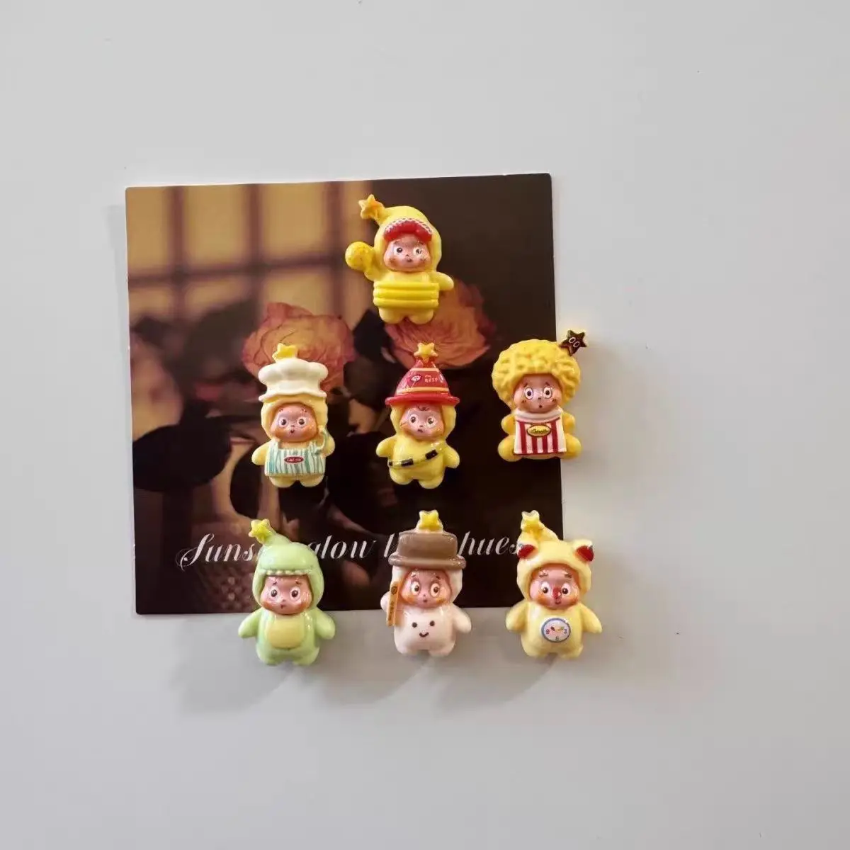 Cartoon cute star baby fridge magnet, personalized and creative home decoration magnet with magnetic force.
