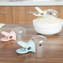 Duck Head Rice Spoon Tea Flour Bag Sealing Clip Dried Fruit Seasoning Scoop Kitchen Plastic Water Ladle Brand  Cute Design Food