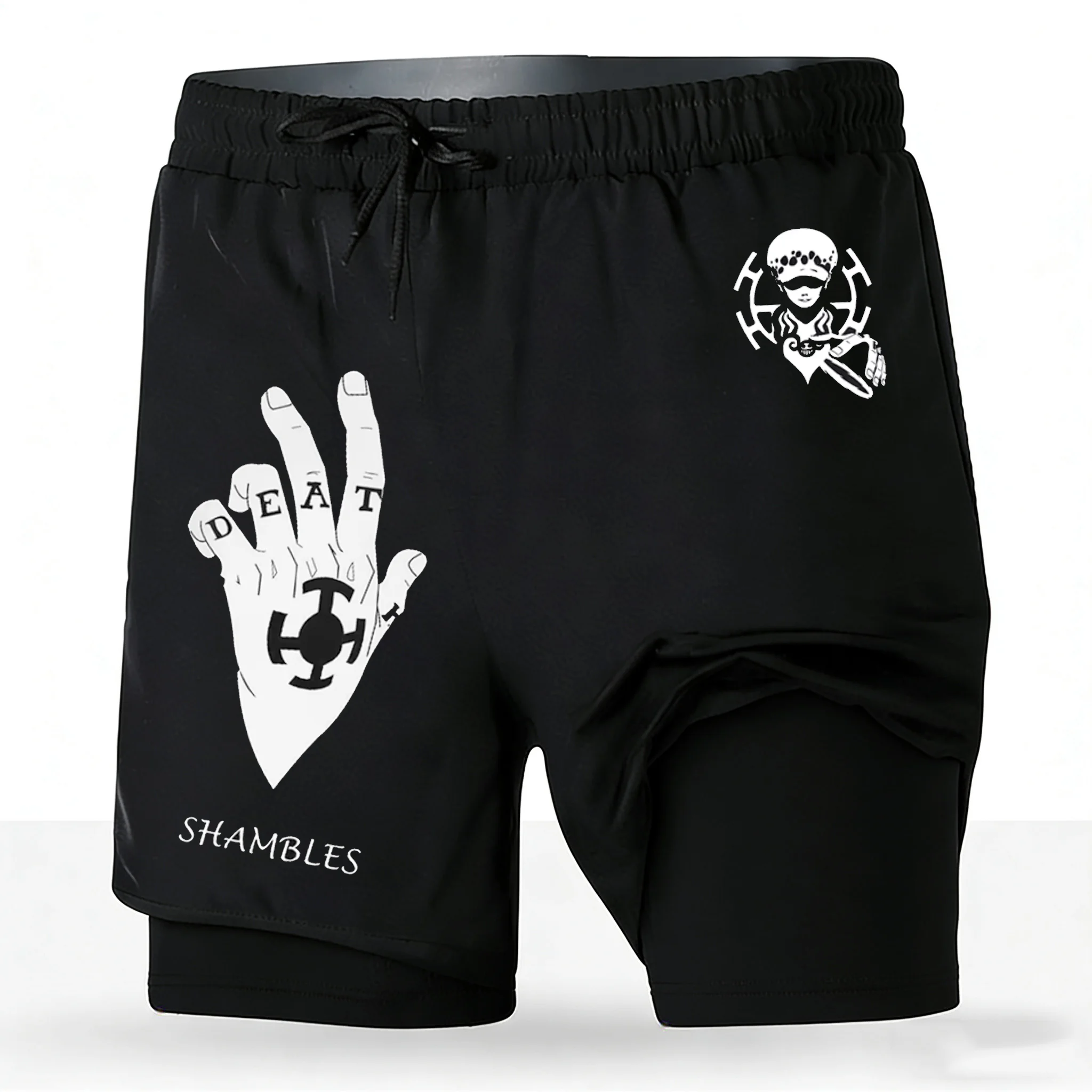 Men's One Piece Anime 2-in-1 R - огляд і ціна Running Gear In Japan