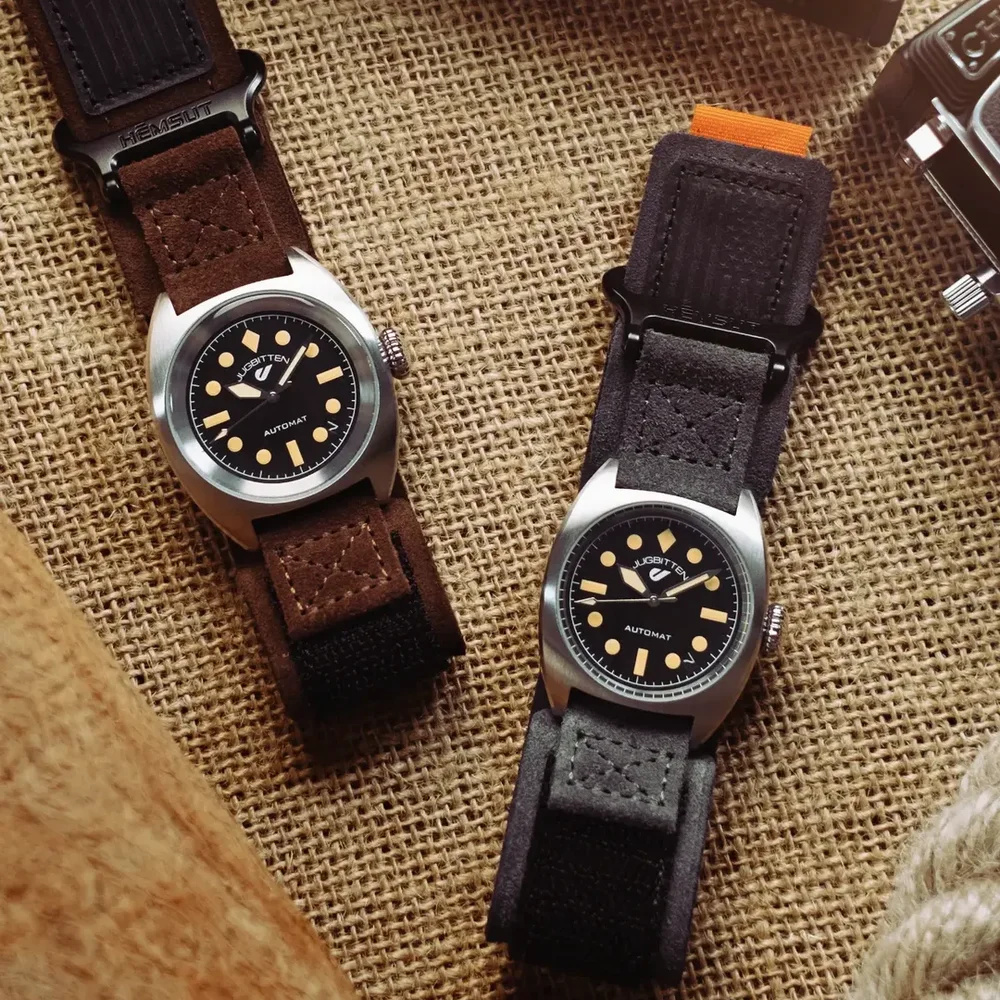 Suede Strap Watch - 스웨이드 소가죽 시계줄 퀵 릴리즈 20
