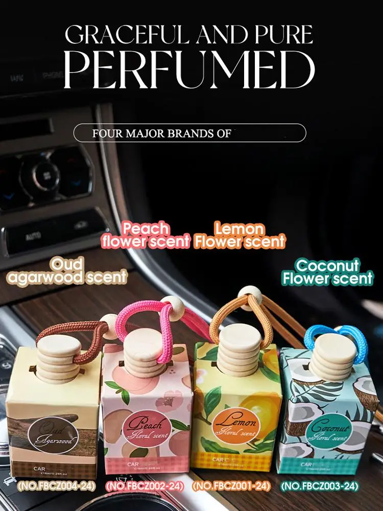Désodorisant de voiture suspendu, diffuseur d'huile essentielle pour voiture, désodorisant longue durée de parfum d'hôtel, parfum d'intérieur de voiture W0O0