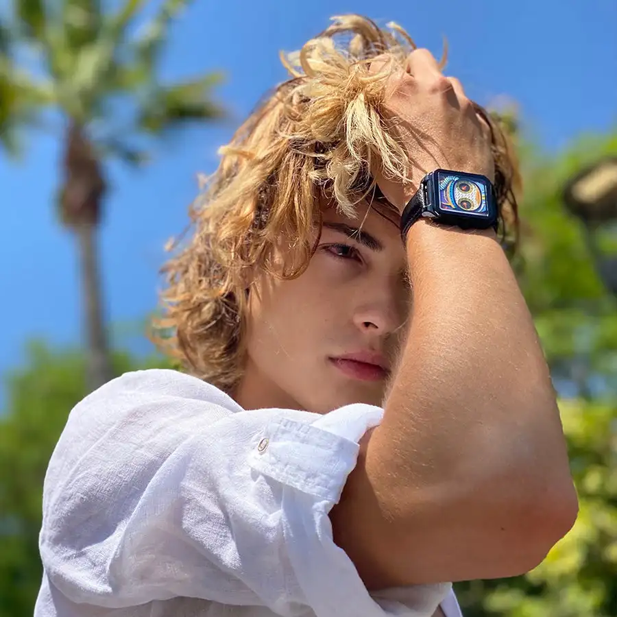 Happie Watch Couple Watches Watch For Women Men Waterproof Clock Male Calendar Quartz Wrist Watches Leather Ladies Man Watches