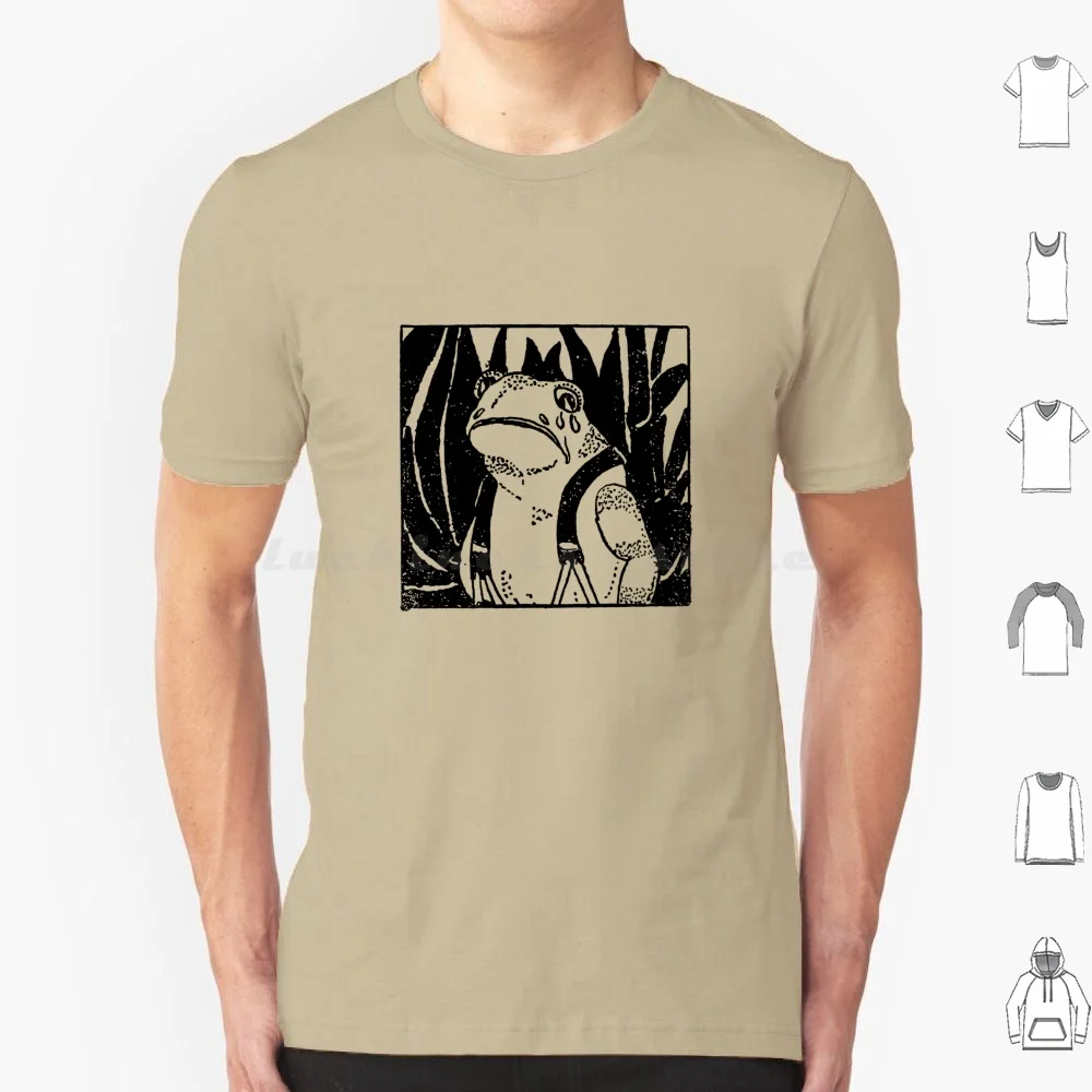 

Cottagecore Vintage Frog Crying: Cute , Sad , Emo Bohemian Toad In A Gremlincore Farmcore Setting Футболка 6xl Хлопковая крутая футболка