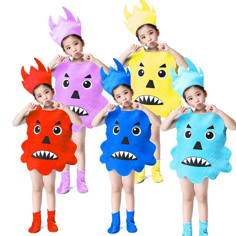 Children's Tooth Modeling Clothing Tooth Bacteria Fight Program Drama Performance Toothbrush Props Kindergarten Performance