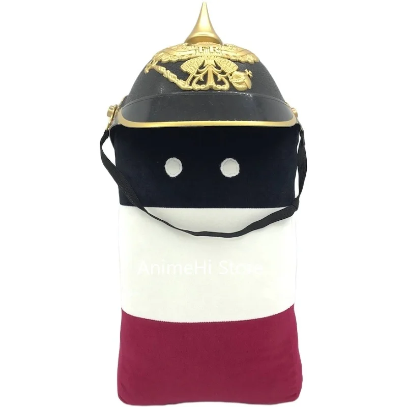 Polandball Plush Toy Countryball figure Doll Germany Ball Square Pillow Hat Helmet Cap Cosplay Customized Handmade Products