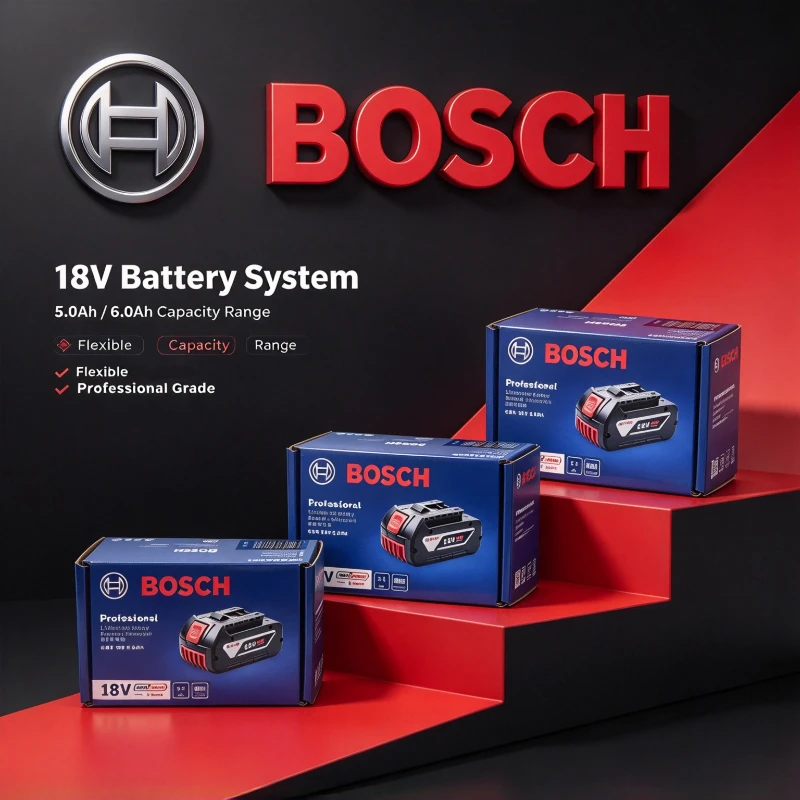 BOSCH Original 18V battery professional 5.0Ah 18650 rechargeable batterie Fits BAT620 GSA18V GSK18V GBA18V Cordless power Tools