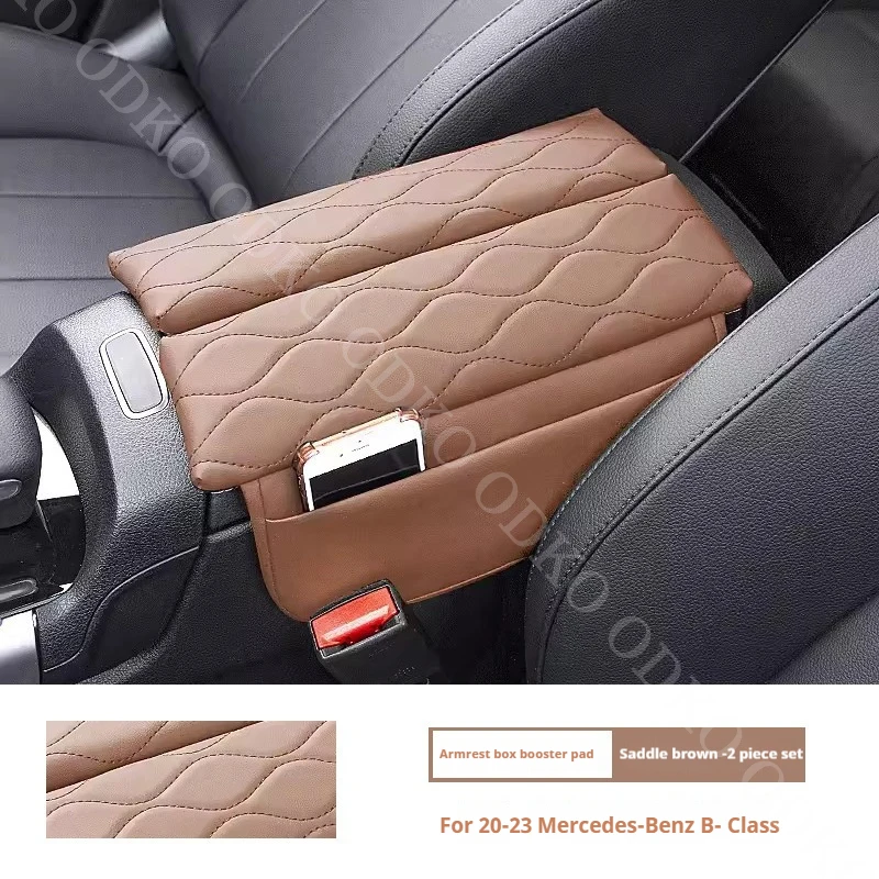 

For 20-23 Mercedes-benz B-Class Center Armrest Box Raised Protective Pad Accessories Armrest Box Cushion Heightener Central Box