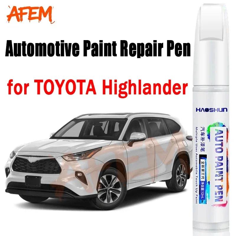 For TOYOTA Highlander  Automotive Paint Repair Pen Touch-Up Pen Paint Scratch Remover Car Paint Care Accessories