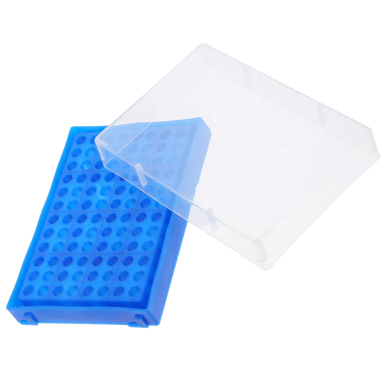 5Pcs Tube Rack 96 Polypropylene Microcentrifuge Lab Test Tube Holder Organizer Waterproof Filling Tray