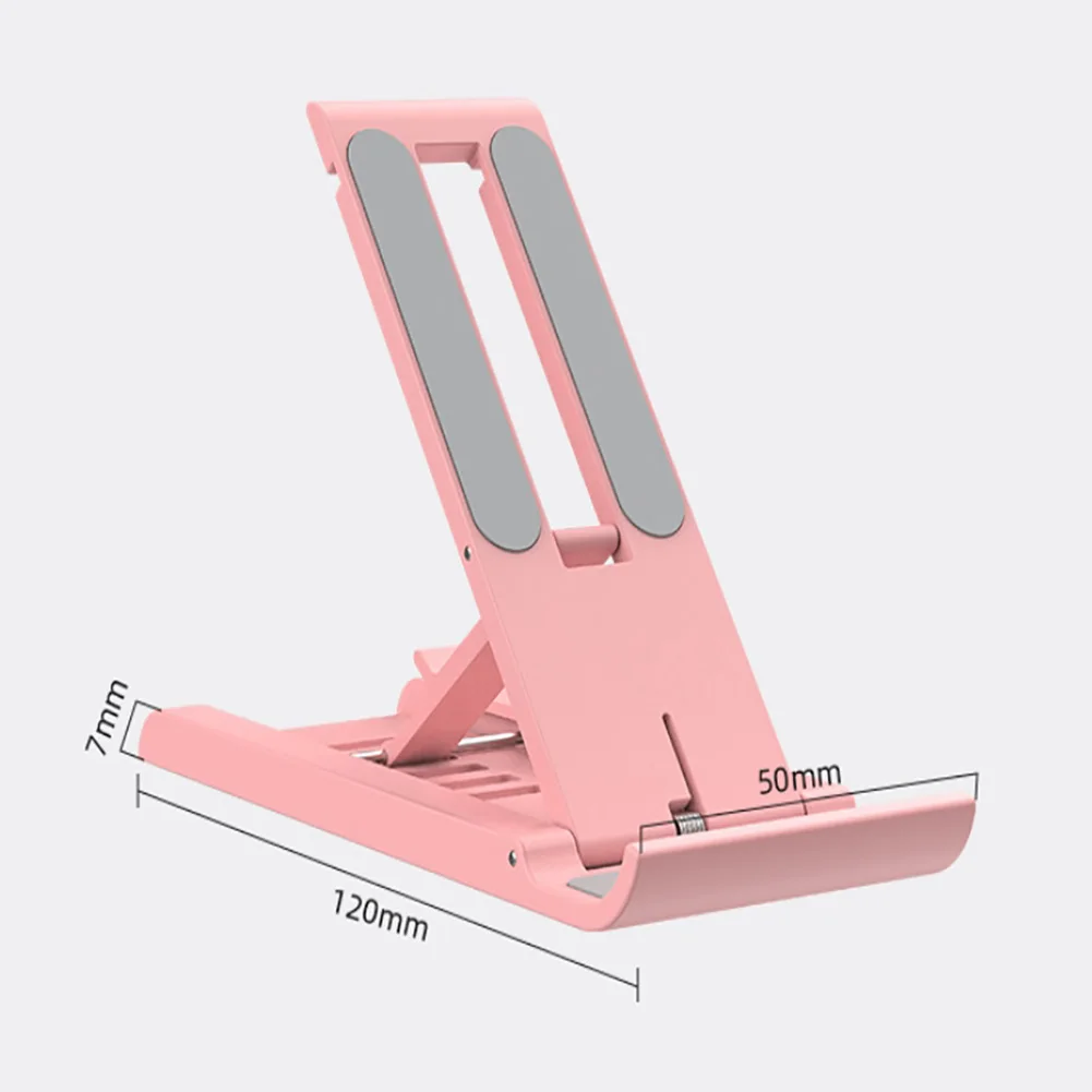 Cell Phone Stand, Portable Foldable Desktop Cell Phone Holder, Adjustable Universal Multi-Angle Cradle For Desk
