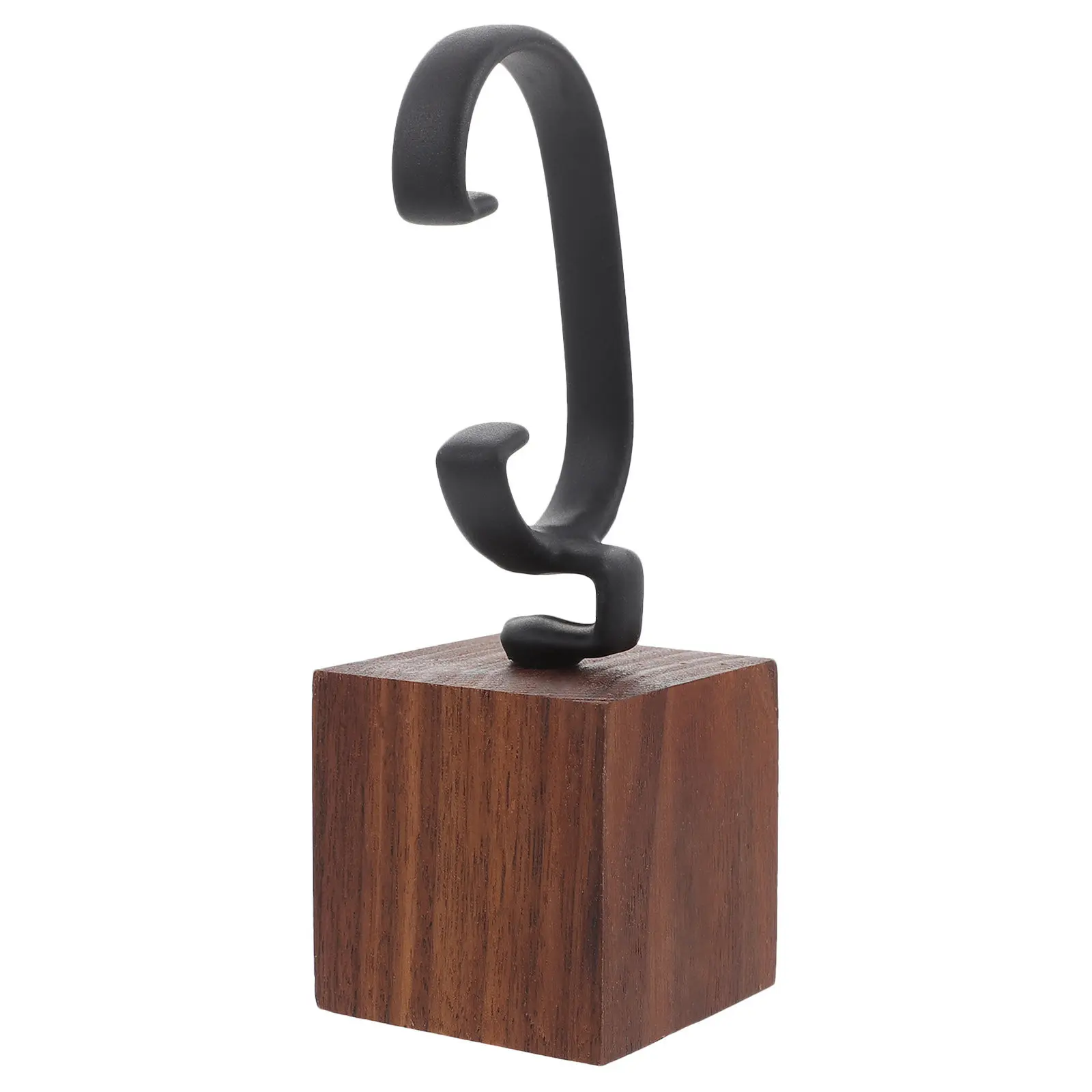 

Walnut Wood Watch Display Stand C Shape Design Bracelet Watch Holder Upgrade Grade Display Rack Scratch Drop Resistant Prop