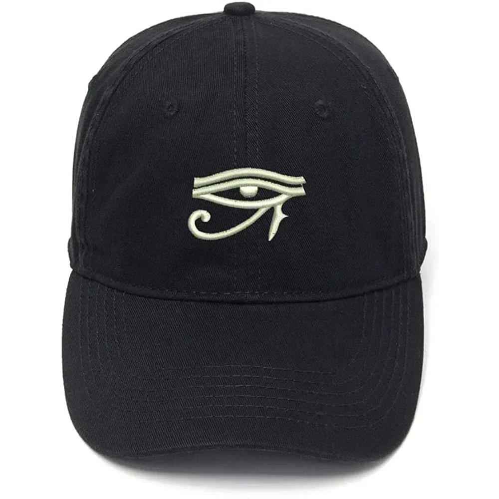 

Мужская бейсболка Lyprerazy Eye of Horus, шляпа с вышивкой, хлопковые повседневные бейсболки с вышивкой