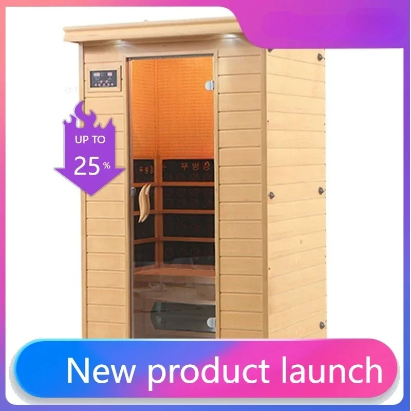 family steam sauna room bath box dry steam machine steam sweat beauty salon sweat cabin far infrared light wave room