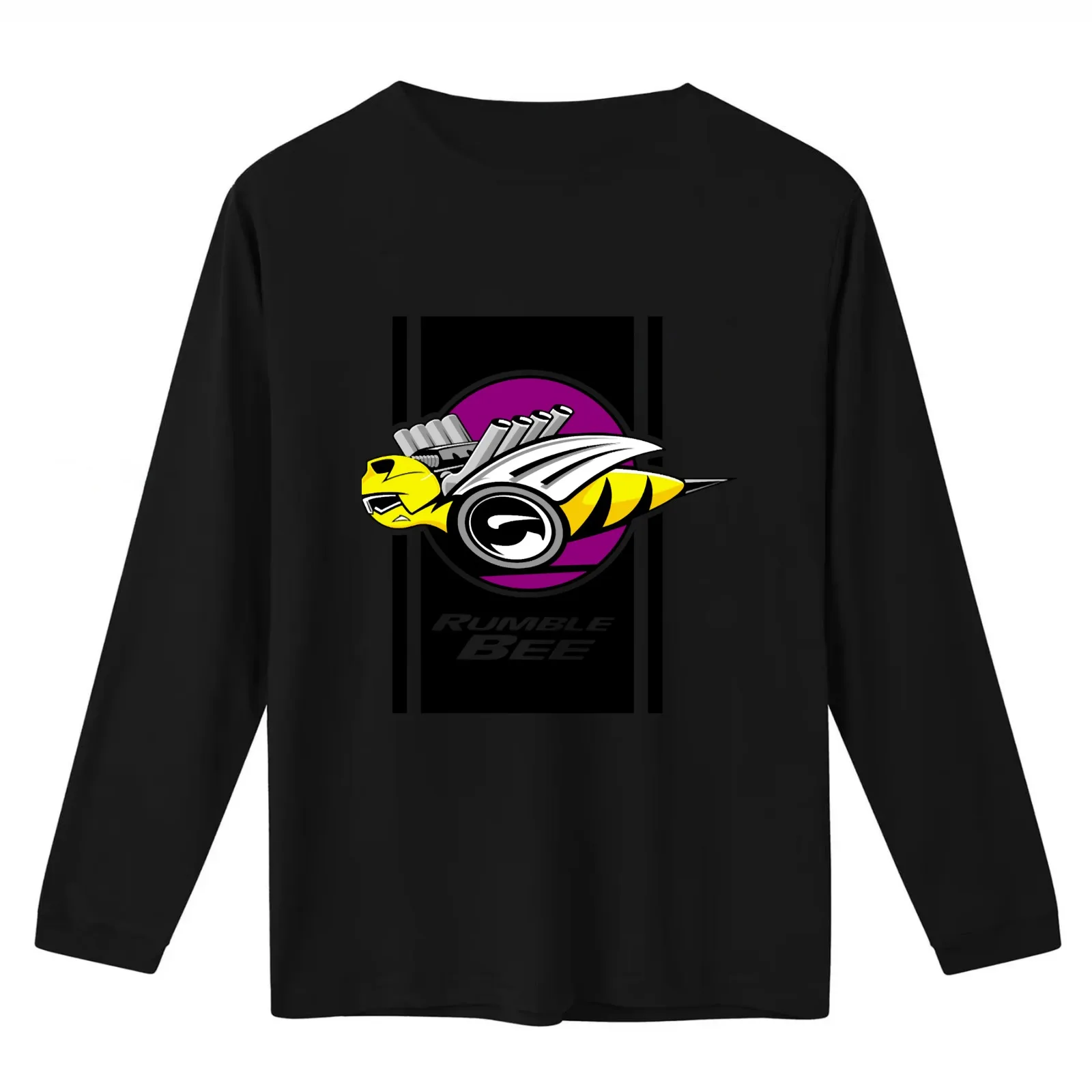 RUMBLE BEE T-Shirt Summer Casual Cotton Tee Oversized Streetwear Tops Vintage Graphic Print Loose Fit Short Sleeve