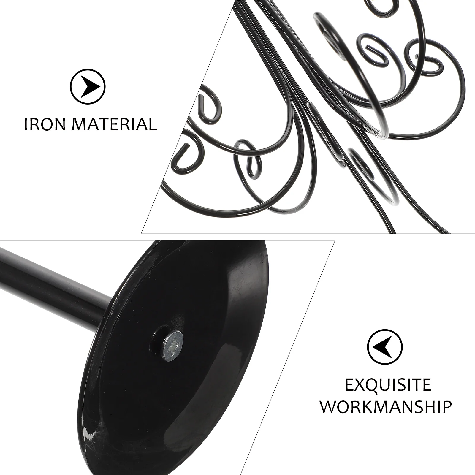 Jewelry Display Rack Metal Earring Holder Organizer Stand For Desktop Necklace Storage Jewelry Shop Rack Earring Display