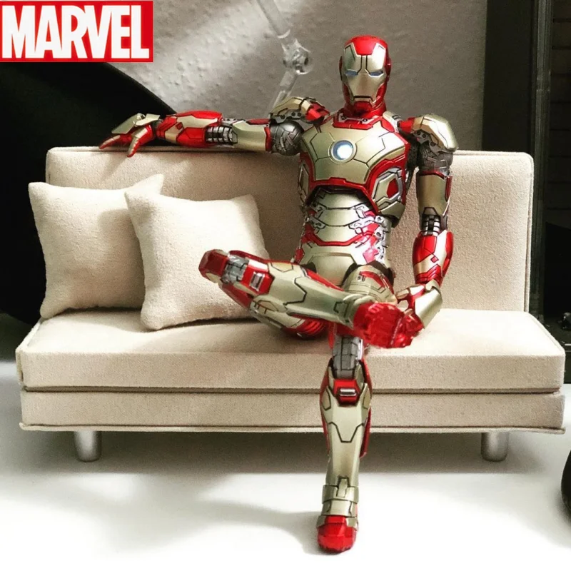 Original Comicave Iron Man Igor 1/12 MK38 Alloy Metal MK40 MK21 MK25 MK26 MK33 MK42 MK43LED Marvel legends Action Figure Toys