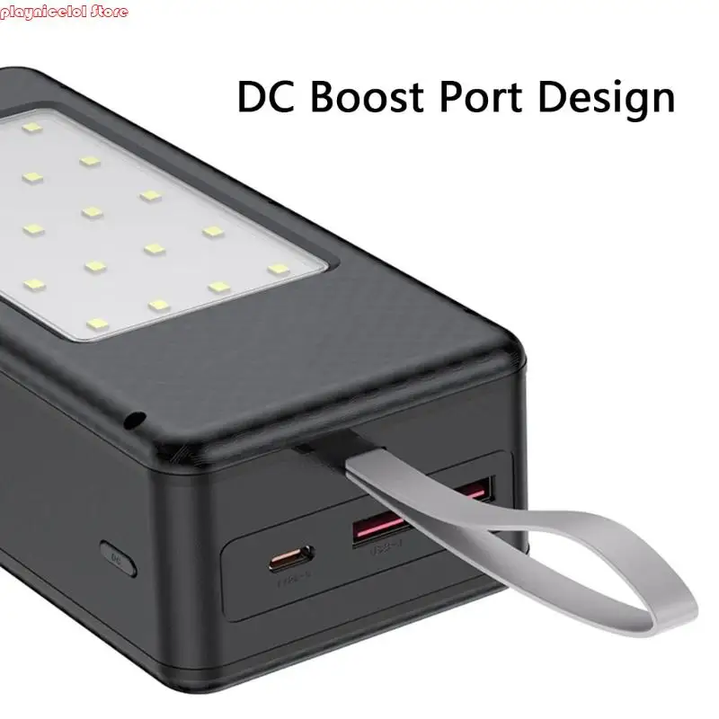 e8ba DIY 18650 بطارية شحن محول العلبة قابلة للفصل DIY CASE مع LED LED USB C
