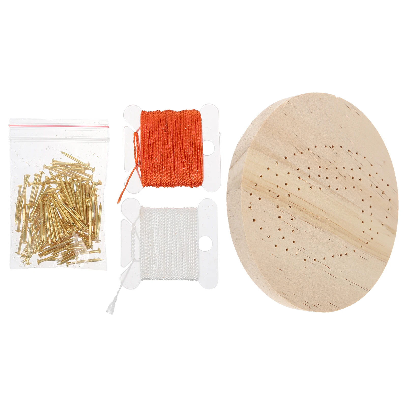 

DIY String Nail Winding Painting Material H Gift Set Wood Student Supply Home Decor Craft Project