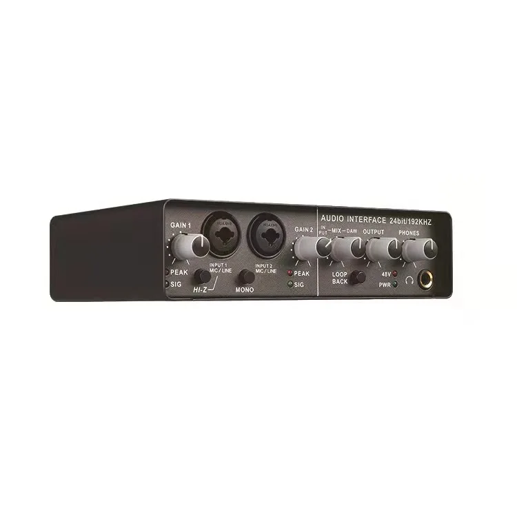 Sound card, mobile phone recording microphone device Karaoke live broadcast artifact, external sound card with microphone