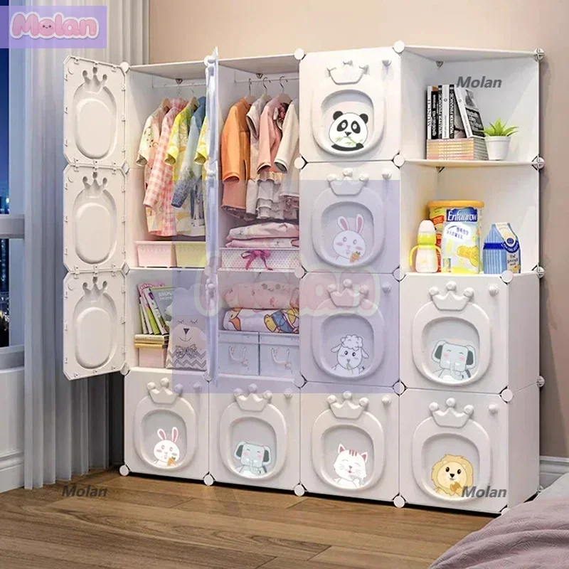 

Kids Shelves Closet Open Dining Cabinets Cupboard Bedroom Minimalist Wardrobe Jewelry Wardrobe Nordic Armario Trendy Furniture