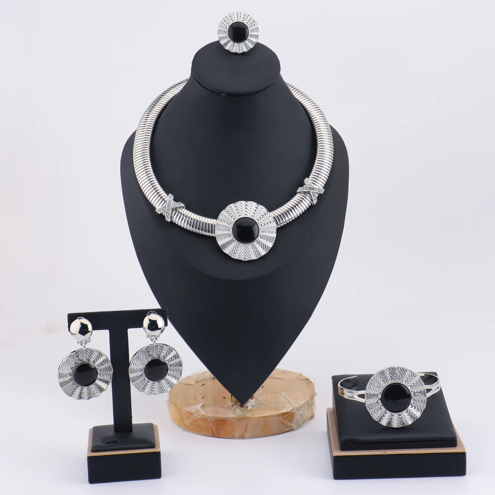 Women's Luxury Wedding Jewelry Accessories Set