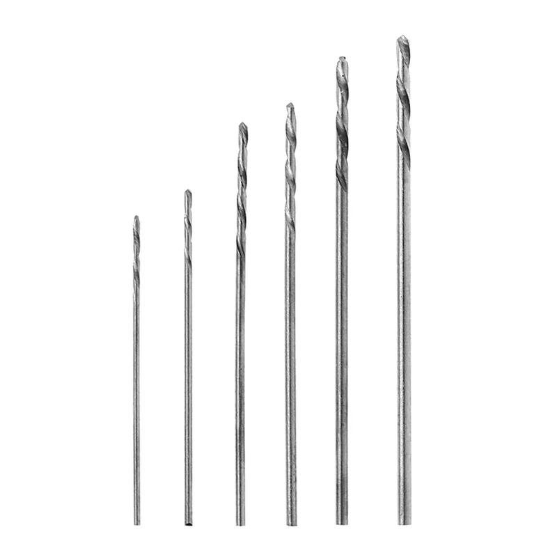 60 Pcs 0,5-1,0mm Micro HSS Conjunto brocas helicoidais aço Haste ferramenta