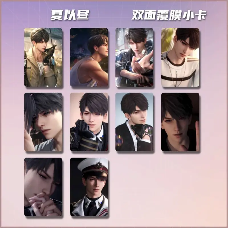 ألبوم Nwe Anime Love and Deepspace Caleb أطلس HD ملصق بطاقة الصور ملصق أكريليك تقف سلسلة المفاتيح مجموعة هدية