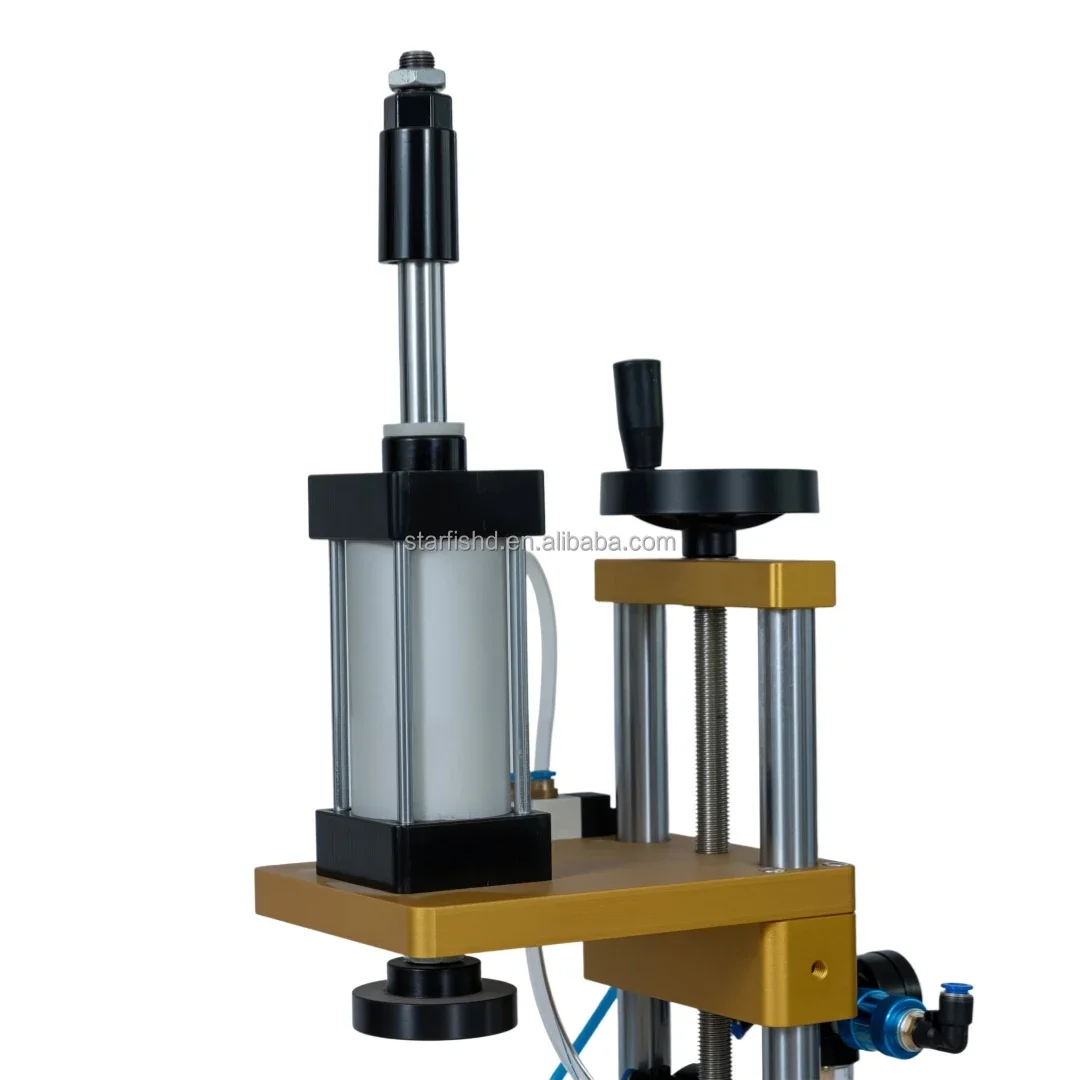 Semi-automatic Capping Machine Perfume Spray Nozzle Press Sealer Wine Glass Bottle Aluminum Ring Cap Crimping Capping Equipment