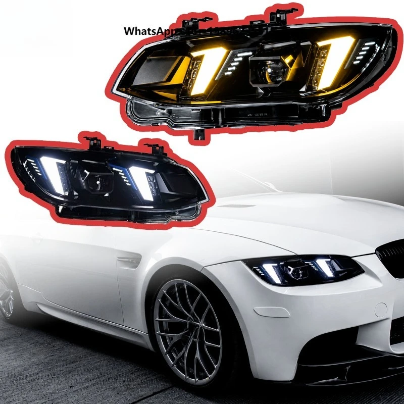 Custom Projector Headlights for E93 3 Series 2011-2013 Turn Signal Lamp Assembly Plug and Play