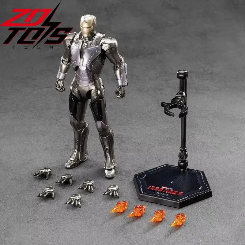 Zd Toys Marvel Iron Man Mk13 Action Figure Movable Joints Collectible Model Desktop Display Statue For Adult Fans