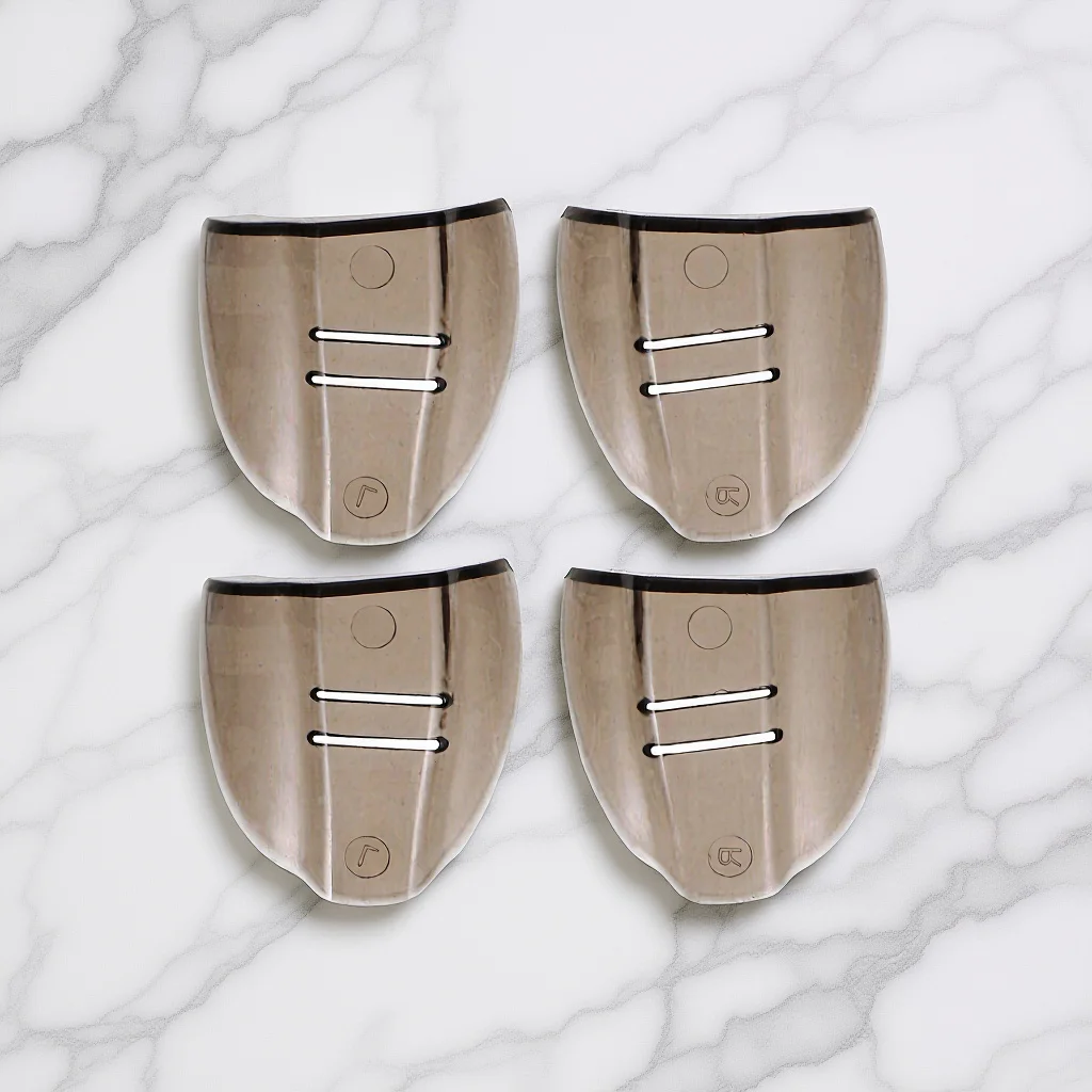 

2Pairs Protective Glasses Shelter Sideshield for Safety Lightweight Comfortable Easy Install Remove Dark Brown