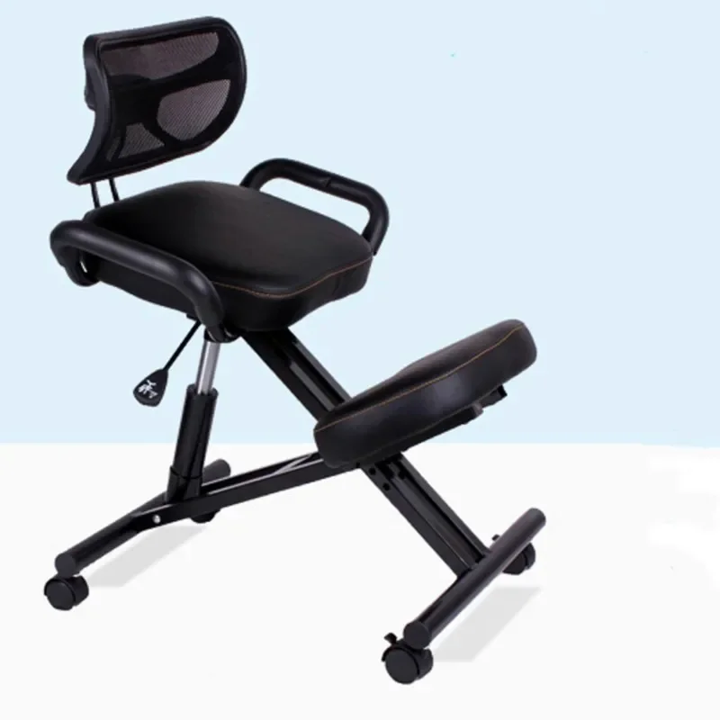 Kniend ChairYDM-1457 Rückenlehne Home Computer Stuhl klappbarer Stahl Schreib stuhl Drehlift ergonomischer Stuhl