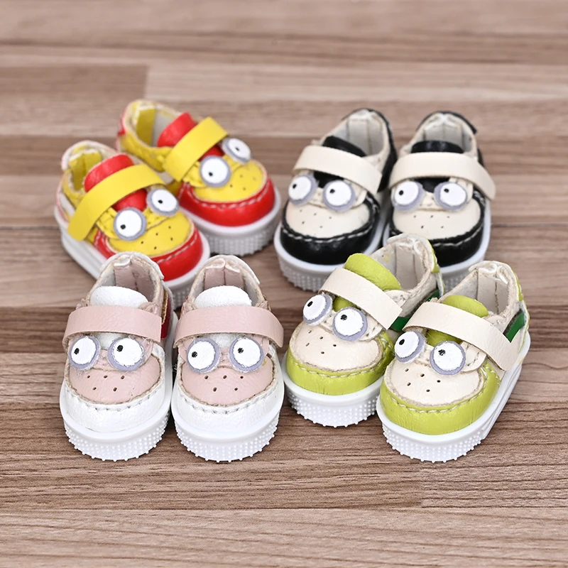 Macaron Color Ob11 Doll Shoes With Eyes Doll Sport Shoes For Ob11,Obitsu11,Molly, Gsc, Ymy, 1/12bjd Doll