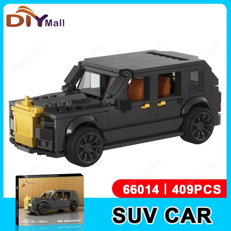 

409PCS Luxury Sedan Building Blocks SUV Car Model Kit Creative Vehicle Bricks Desktop Display Kid Educational Toy Holiday Gift
