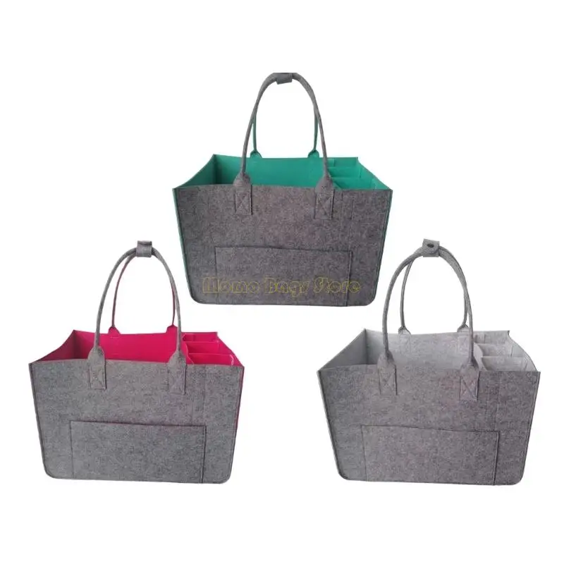 

X90D Large Capacity Foldable Felt Travel Organizers Multi Compartment Storage Bag For Daily Travel And Vacations