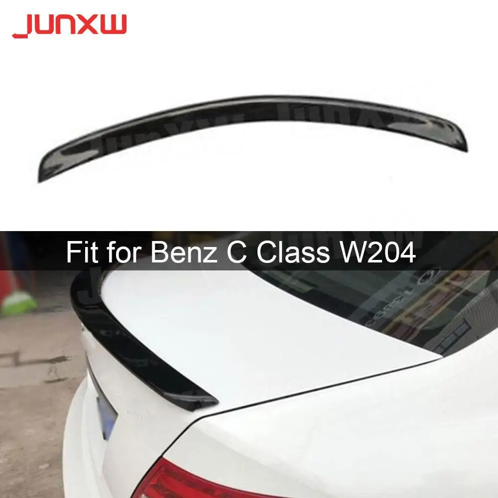 

Carbon Fiber FRP Rear Boot Spoiler Trunk Wings For Mercedes Benz C Class W204 C300 C63 AMG 2008-2011 V Style Spoiler