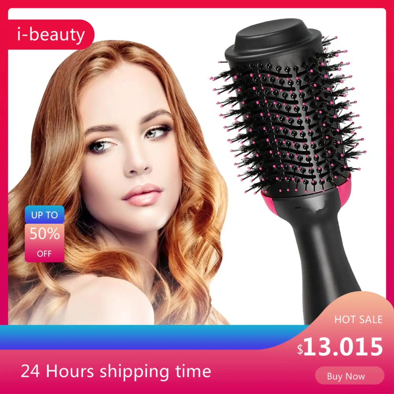 1000W One Step Hair Dryer and Volumizer Rotating Hot Air Brush Professional Blow Dryer Comb Brush Electric Hair Dryers