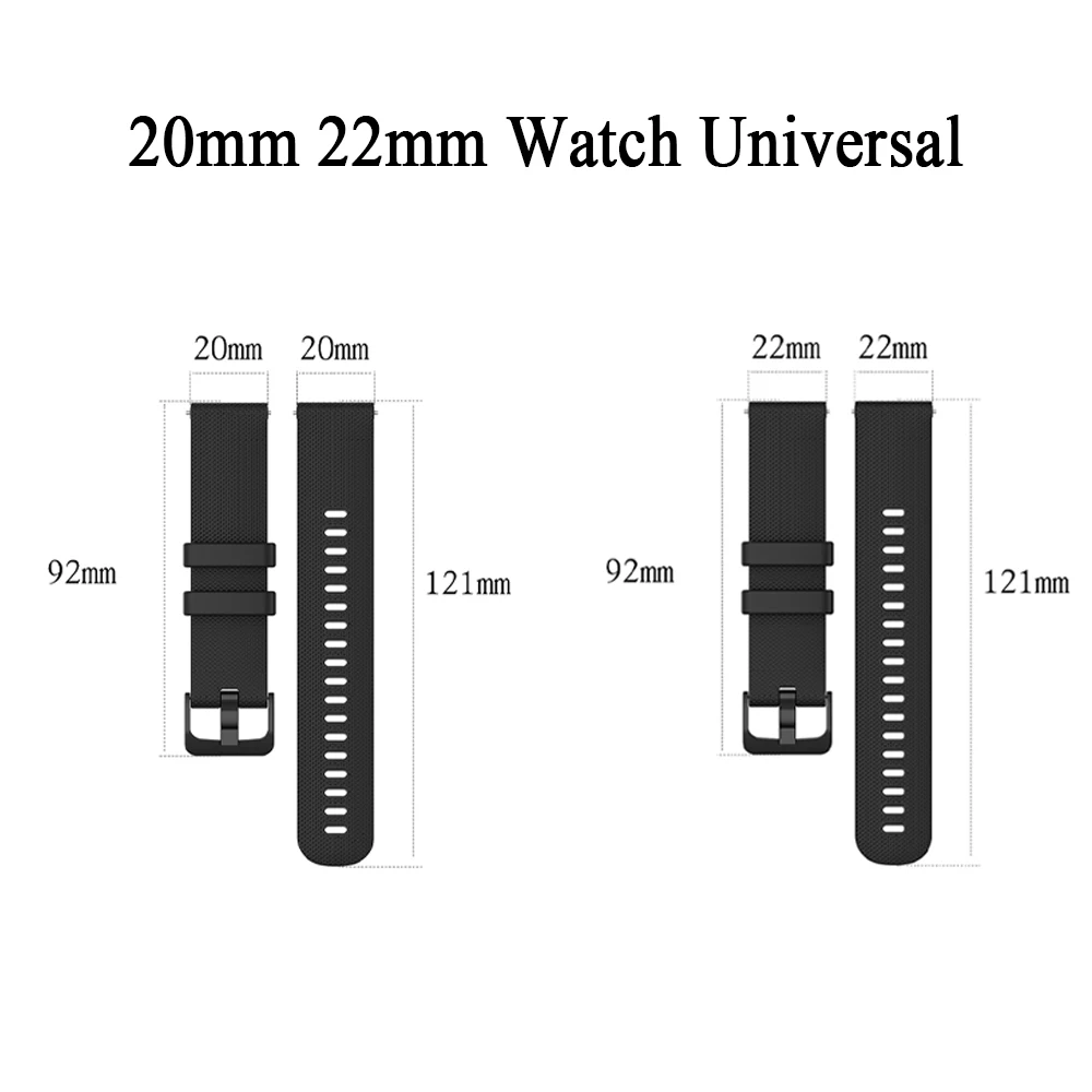 22 20mm Silicone Strap For HUAWEI WATCH GT 4 GT4 Pro 46mm Band GT 3 2 42mm HONOR Magic Watch 4 GS 3 Pro ES Bracelet Replacement