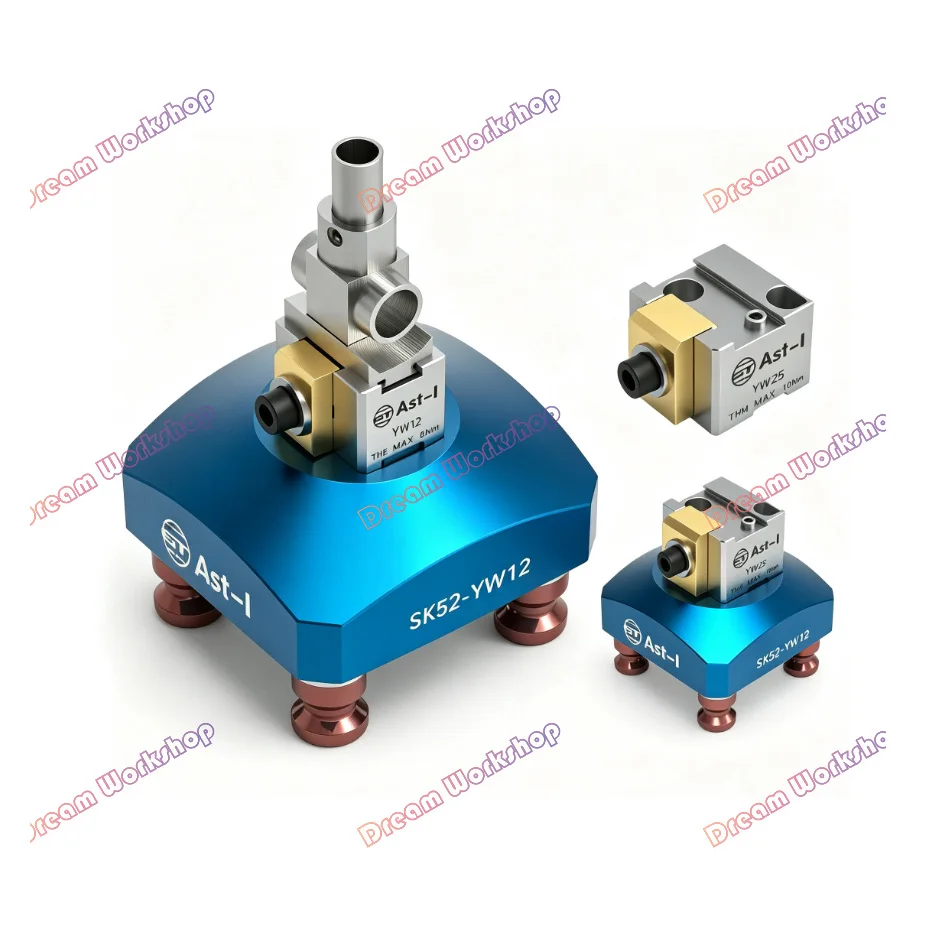 Dovetail clamp CNC machine tool fixture zero-point quick-change fixture concentric DM50 hardened stainless steel dovetail clamp