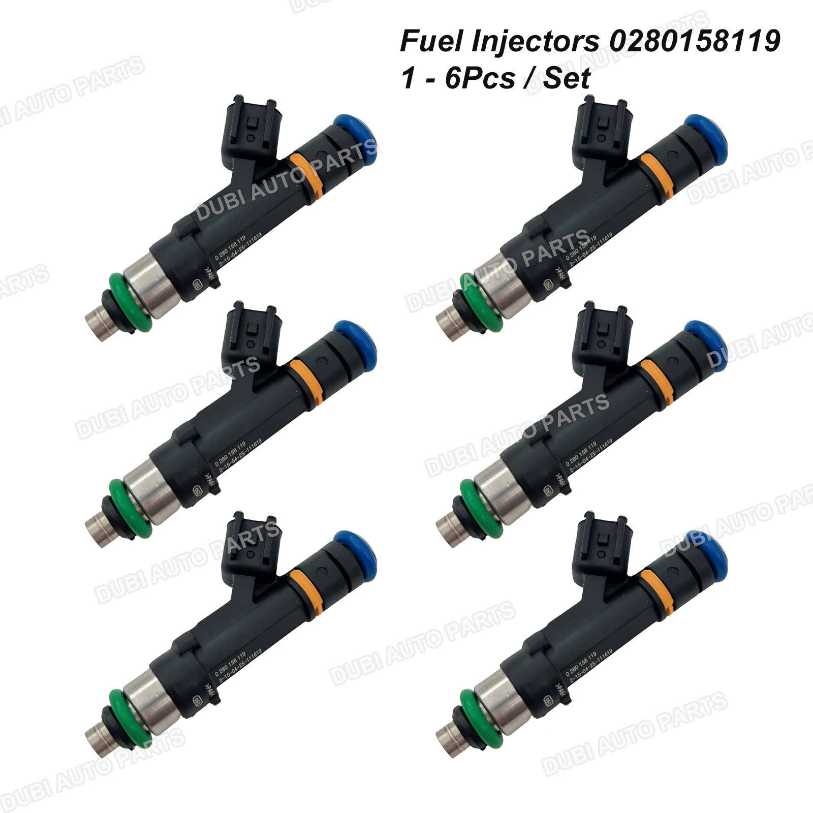 حاقن الوقود لكرايسلر جراند فويجاجر V 3.3 3.8 2008- جيب رانجلر 3 JK 3.8 2006- دودج جراند كارافان 0280158119 04861667AA #1