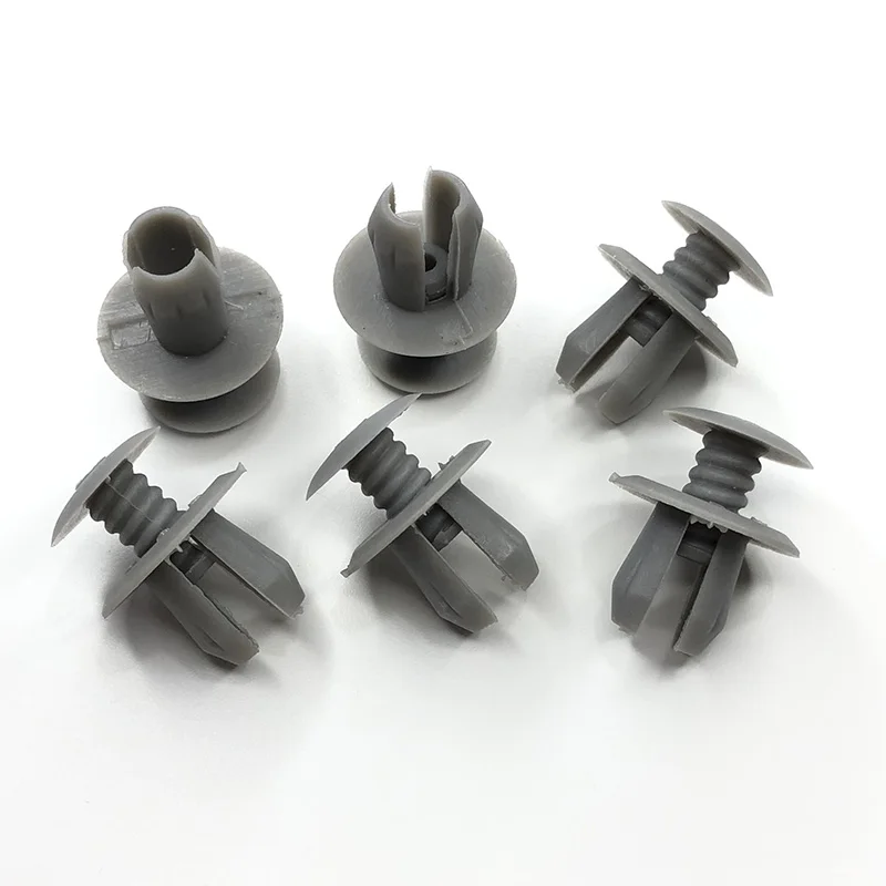 20/50 pçs cinza guarnição painel forro clipes de plástico fixador luz para vw volkswagen t4 t5 transportador eurovan clipes luz 9mm buraco