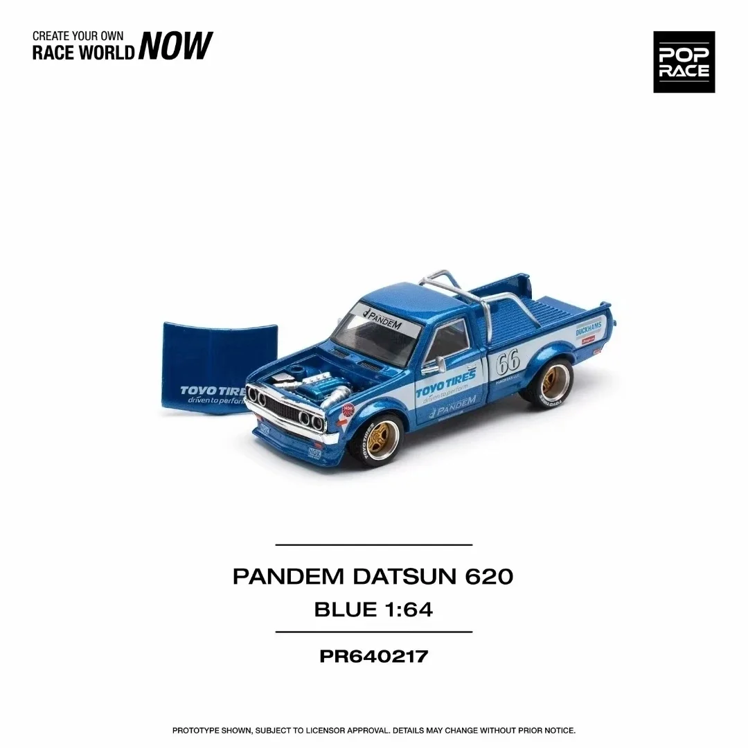 

Pop Race 1:64 Pandem Datsun 620 Pickup Diecast Diorama Car Model Toy