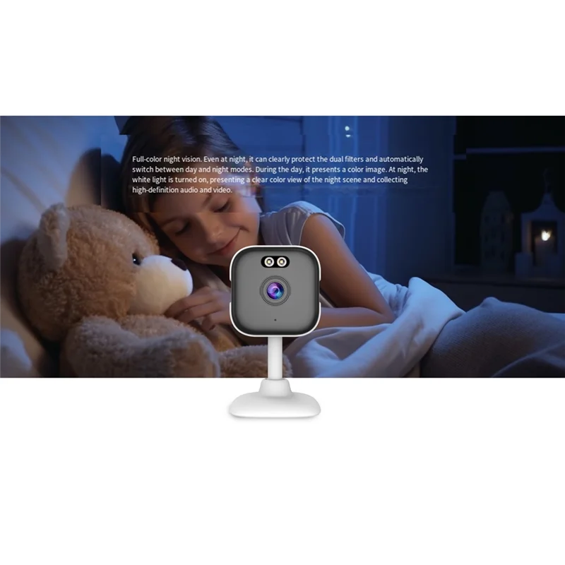 B92B-Full-Color Night Vision Window Camera-Replaces Outdoor Cameras 2.4/5Ghz Wi-Fi 3MP Resolution Through Window