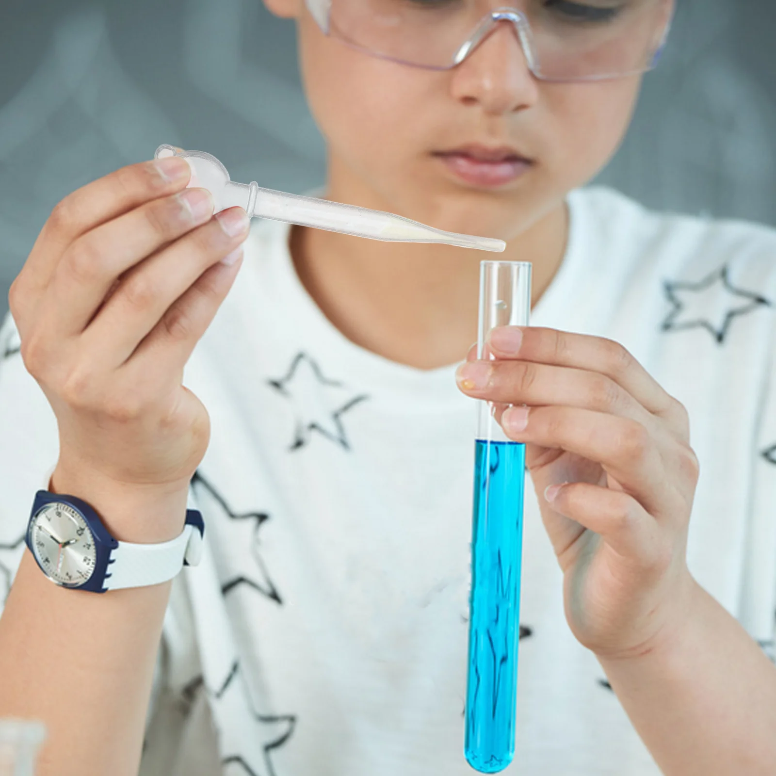 10pcs 팬더 피펫 드로퍼 어린이 과학 실험 유치원 교육 도구 Diy 공예 프로젝트 교육용