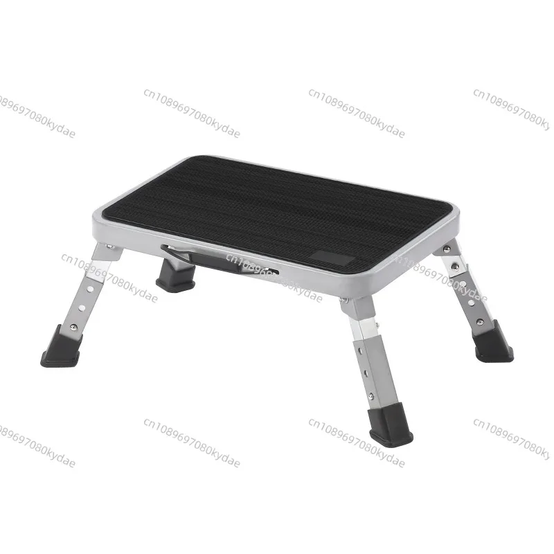 Thickened One-step Ladder Folding Ladder Non-slip Kitchen Household Mini Step 1-step Car Wash Fishing Steel Ladder Mini Climbing