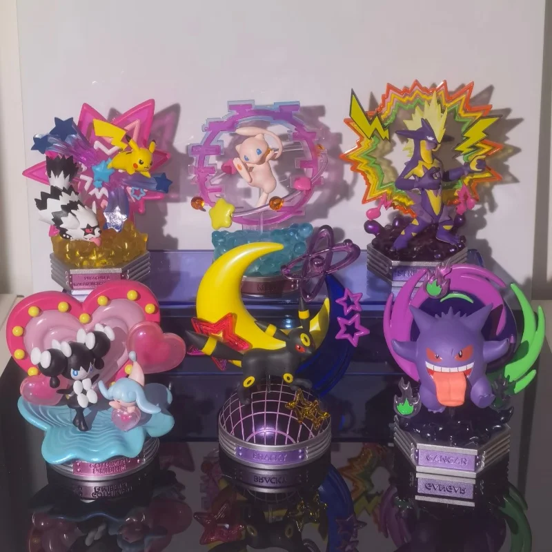 【Auf Lager】 Offizielle Re-Ment Pokemon Neon Party Pokemon Rement Box Egg Table Ornament Blind Box