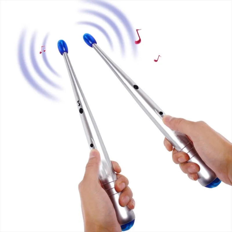 

1 Pair Electric Drum Rhythm Beat Air Drum Percussion Instrument Portable Digital Drum
